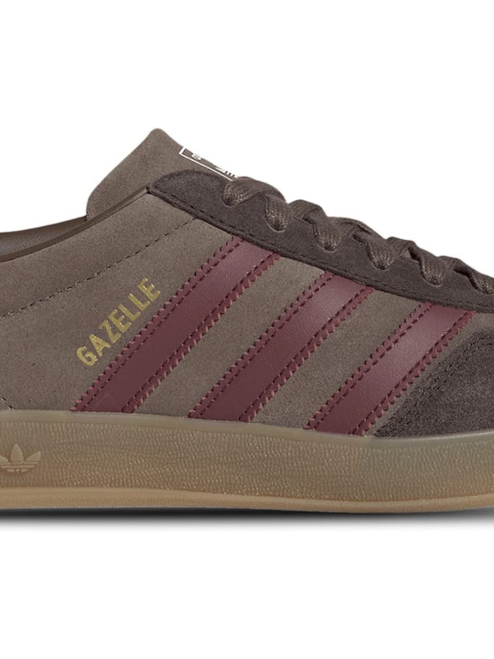adidas Originals Gazelle Indoor Shoes in Earth Strata Shadow Red - Picture 2 of 8